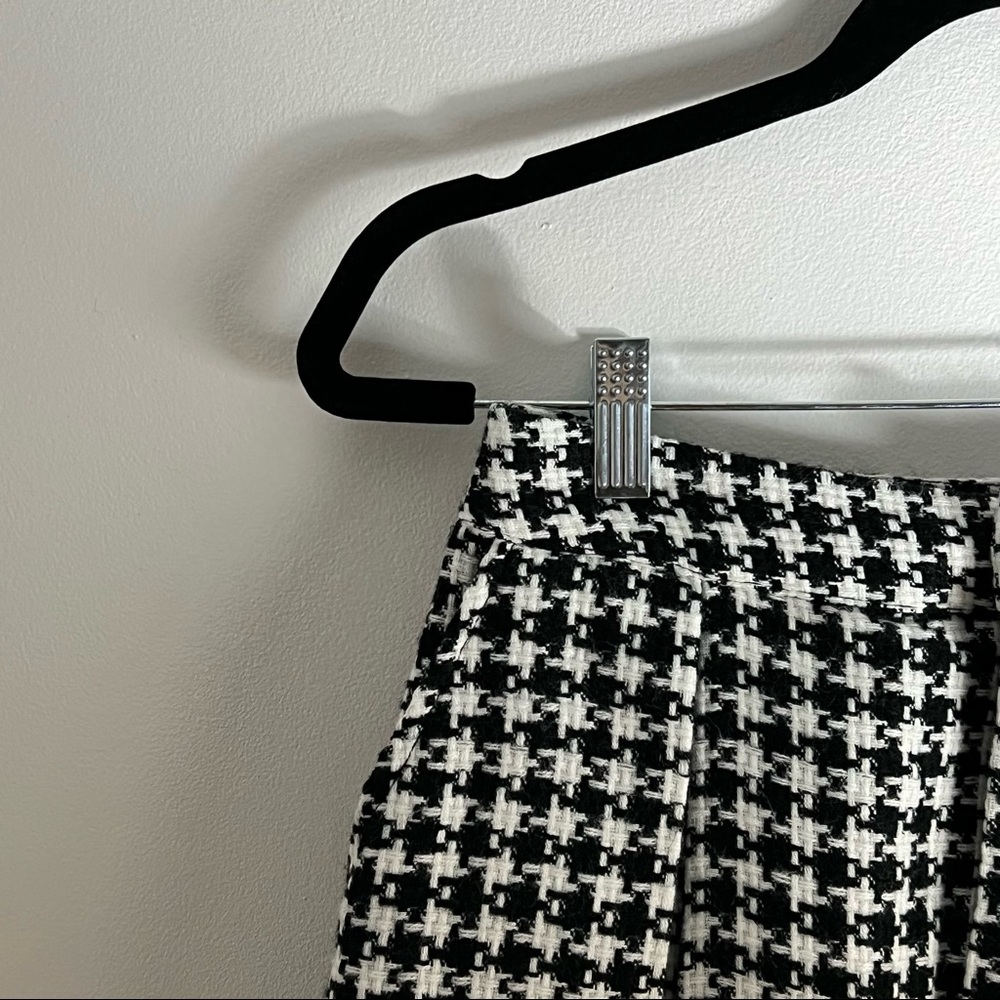 Who What Where Birdcage Checked Midi Skirt